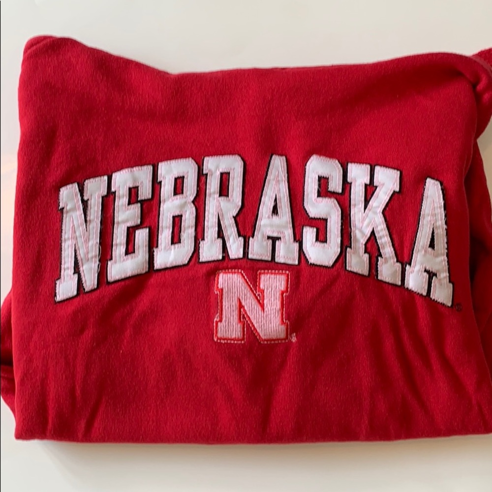 Nebraska red hoodie Size M
